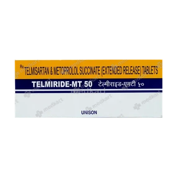 telmiride mt 50mg tablet 10's